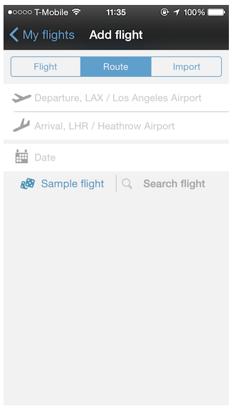 Optimizing the Funnel of adding a flight in App in the Air