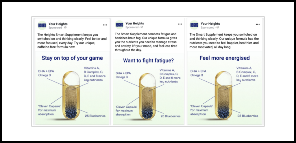 The experiments showed that communication worked best when it centered on the problems in people’s lives that the product helps to solve. For example, difficulty staying focused or getting a good night’s sleep.