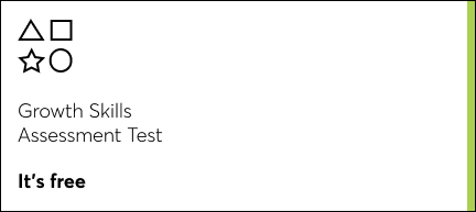 Growth Skills Assessment Test